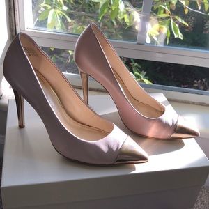 Rose Gold/Pink Heels-Comfortable!👠